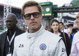 Brad Pitt au Grand Prix F1 de Silverstone