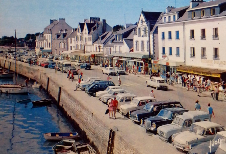 Les quais de La Trinité-sur-Mer à la fin des années 1970
